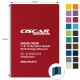 Etui carte grise 2 volets personnalisable - Grand format