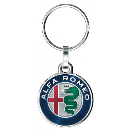 Porte-clés Alfa Roméo Rond, 3 couleurs