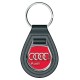 Sleutelhanger Audi Design druppel op simili leer, 1 kleur
