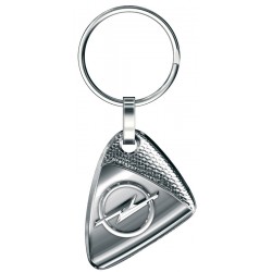 Sleutelhanger Opel 3D triangel, metaal