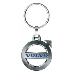 Sleutelhanger Volvo 3D opengewerkte logo, 1 kleur