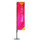 VOILE BEACHFLAG DROITE 1,65 x 0,60M