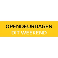 Spandoek RENAULT "OPENDEURDAGEN DIT WEEKEND"