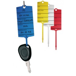 Plastic key-tags