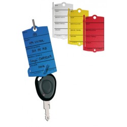 Plastic key-tags