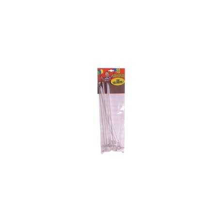White balloons rods - per 500 pieces