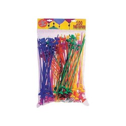 Balloons rods, different colors - per 500 pieces