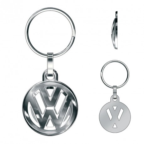 Porte-clés Volkswagen Logo 3D ajouré, tout métal
