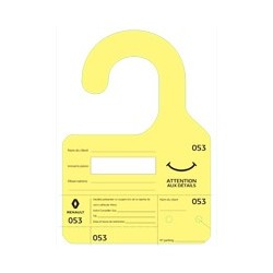 CINTRE ATTENTION DETAILS JAUNE - LOT DE 900