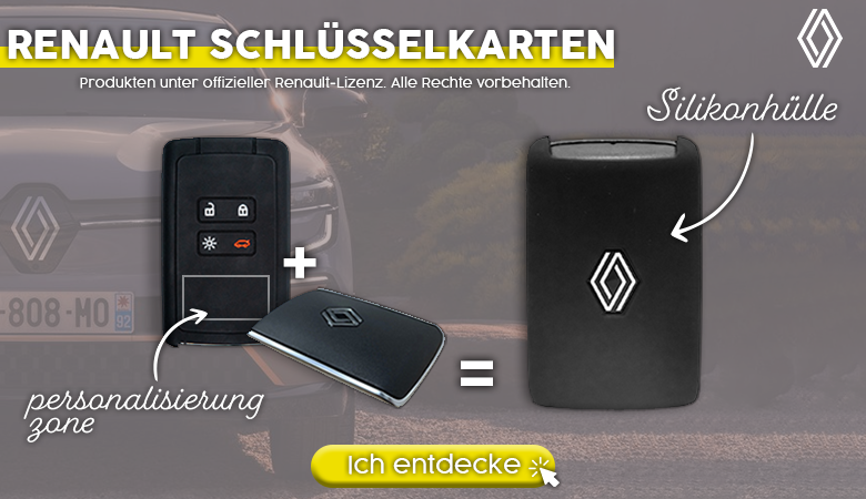 SILIKONHÜLLE FÜR RENAULT SCHLÜSSELKARTEN