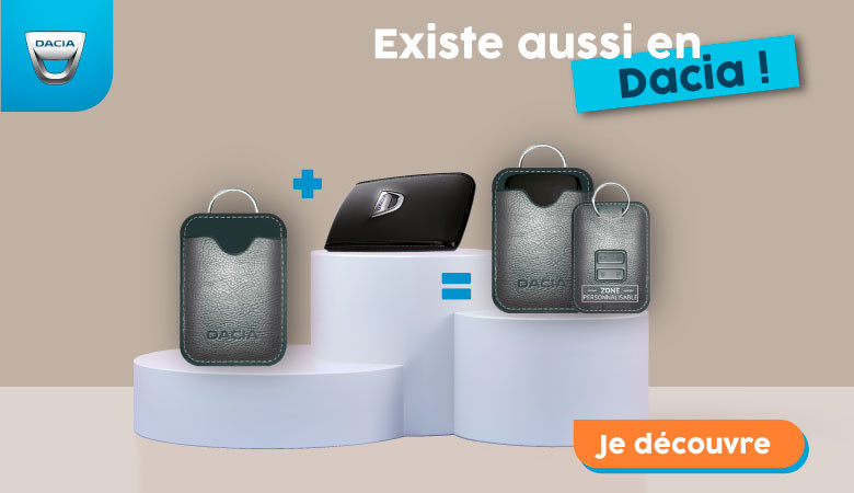 Etui porte-carte de démarrage Dacia