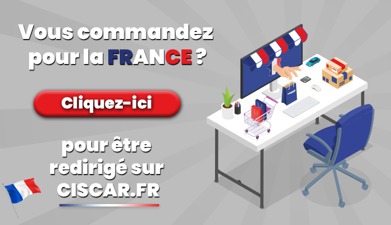 Vous commandez pour la France ?