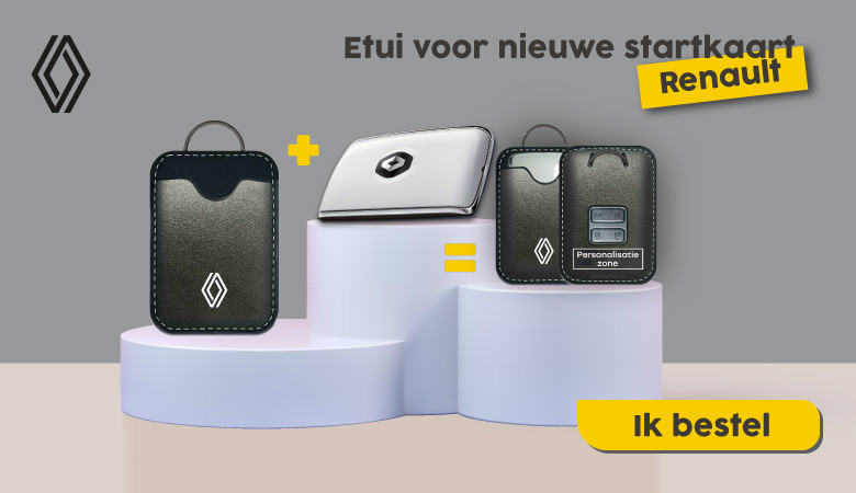 ETUI VOOR NIEUWE STARKAART RENAULT