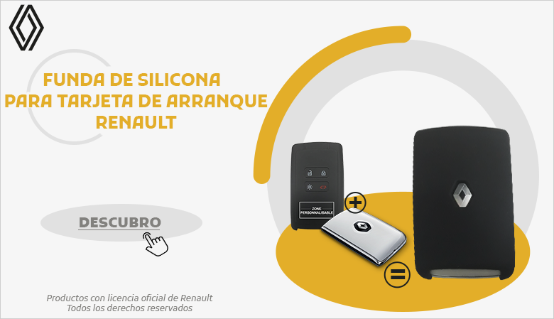 FUNDA DE SILICONA PARA LA TARJETA DE ARRANQUE RENAULT