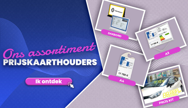 Ons assortiment prijskaarthouders !