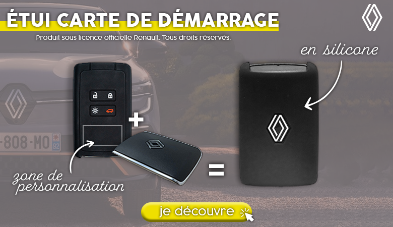 ETUI SILICONE CARTE DE DÉMARRAGE RENAULT